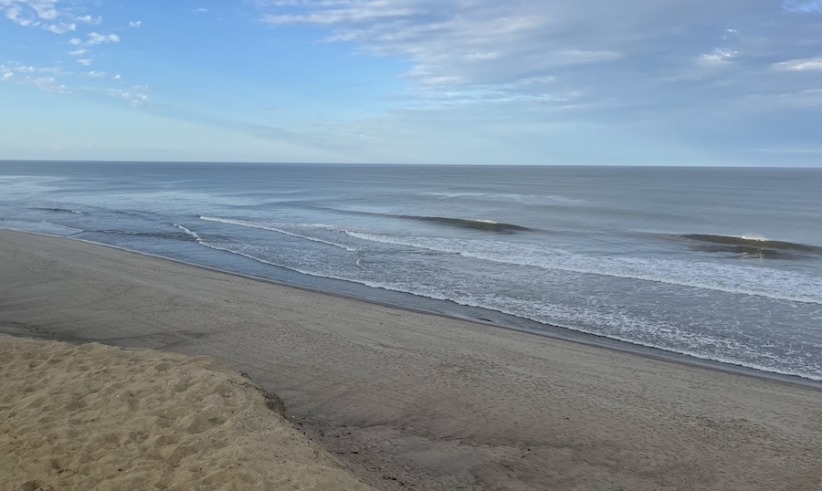 Cape Cod beach shoreline
